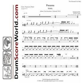 TOOL - Pneuma | Drum Sheet